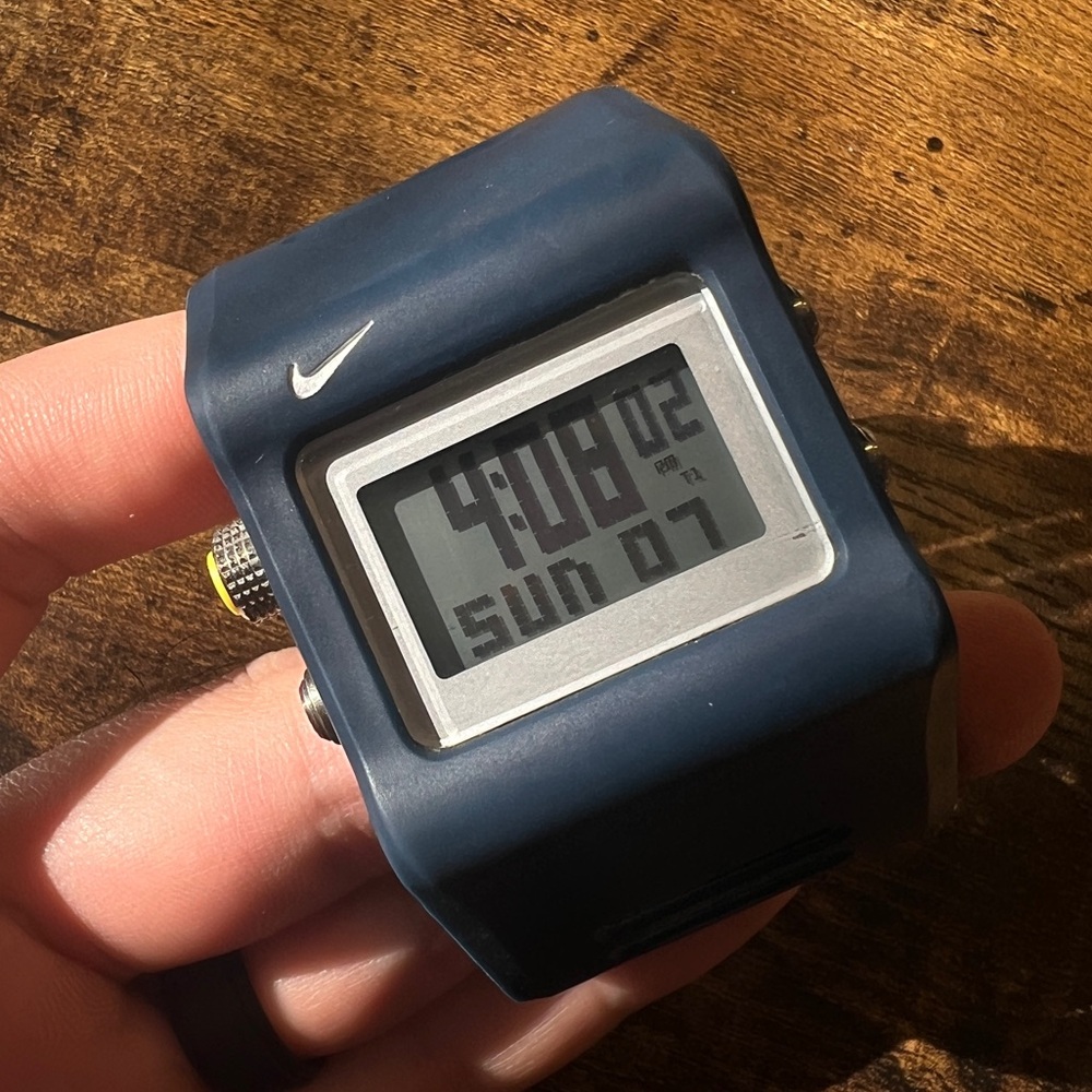 Nike Anvil WC0020 Vintage Digital Sports Watch – Blue/Steel